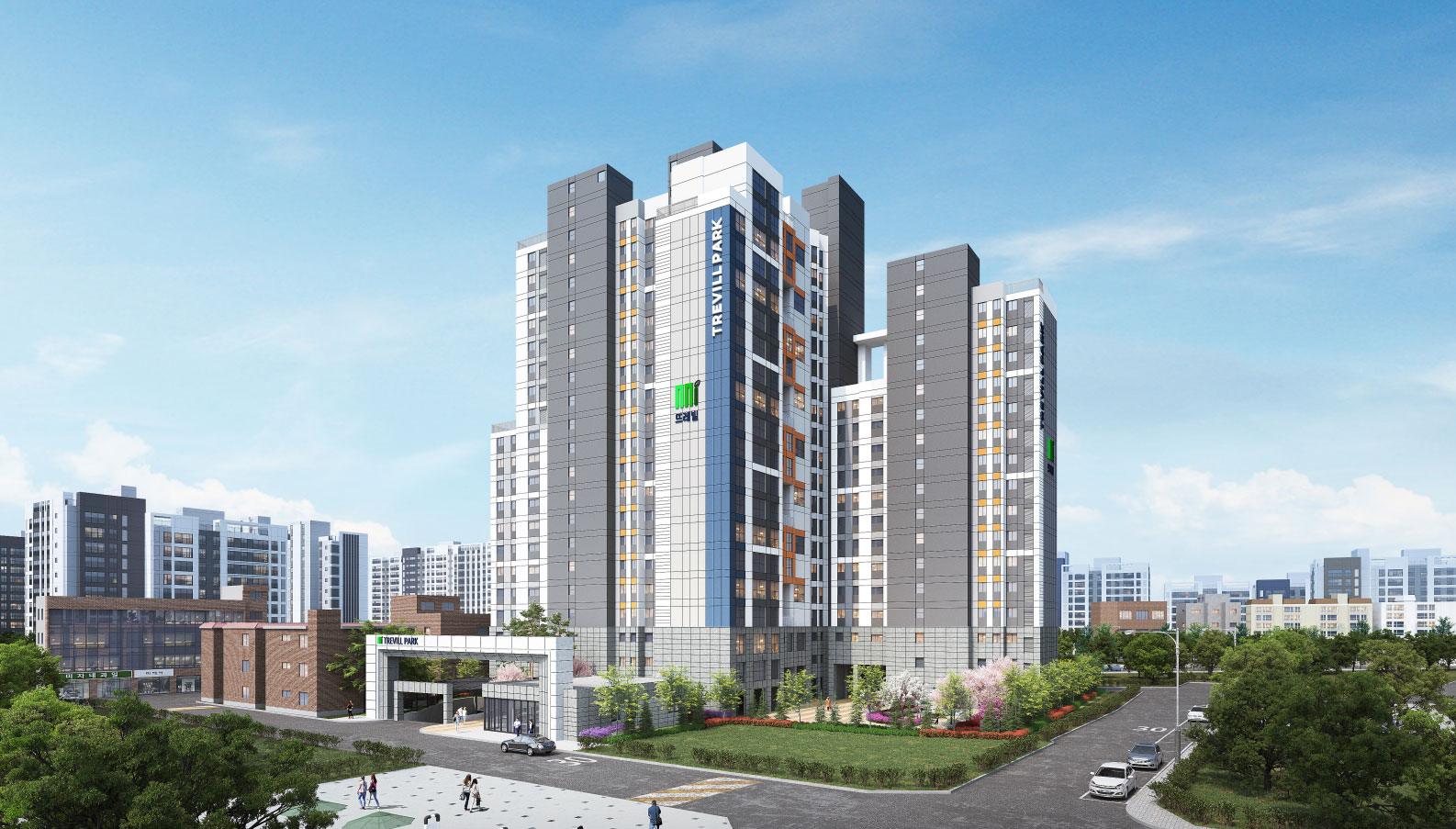 산곡 뜨레빌 파크 조감도